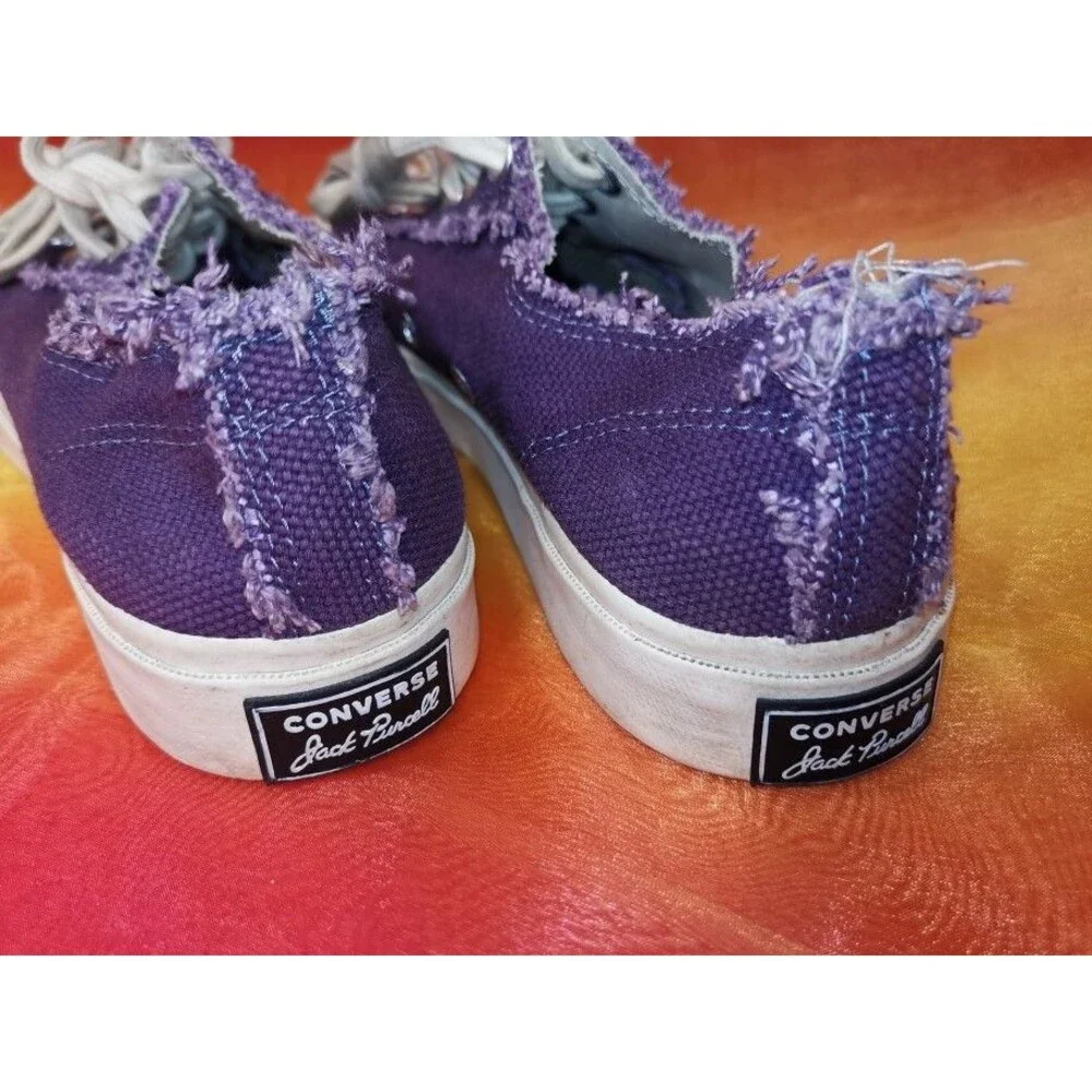 Converse Unisex Jack Purcell Purple Modern Low Sneakers Men Sz 5.5 Women Size 7